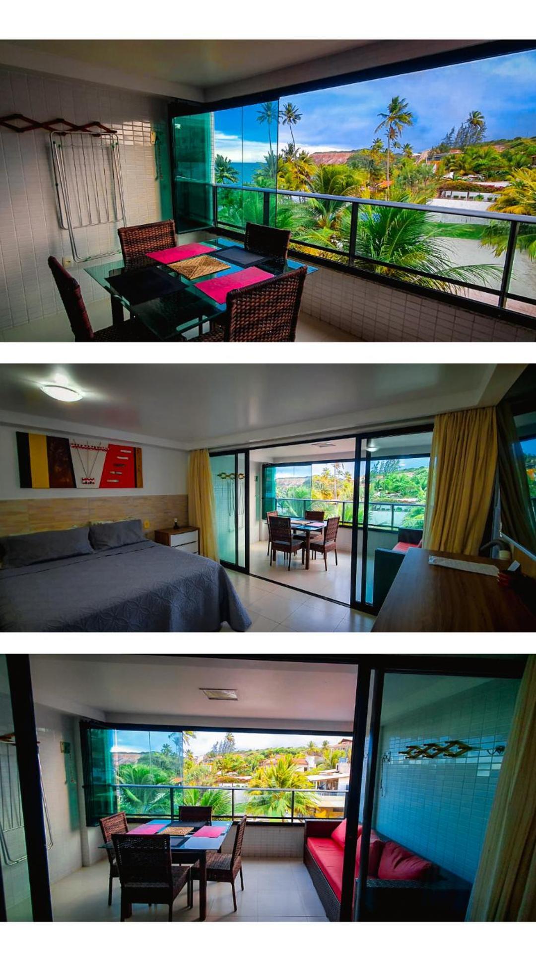 Praia Tabatinga Ap Beira Mar Com Vista Deslumbrante Da Praia จากูมา ภายนอก รูปภาพ